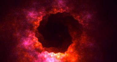 Soyut çember ışık arkaplanı oluşturuluyor