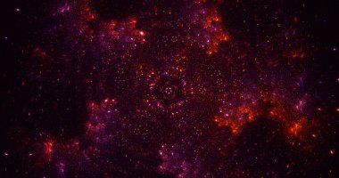 Soyut çember ışık arkaplanı oluşturuluyor