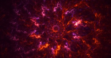 Soyut çember ışık arkaplanı oluşturuluyor