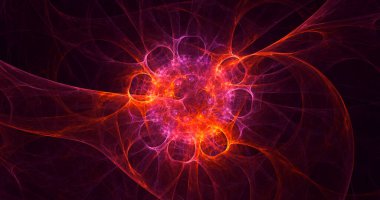 3B soyut yuvarlak ışık arkaplanı oluşturma