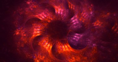 3B soyut yuvarlak ışık arkaplanı oluşturma