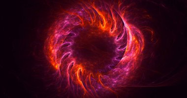 3B soyut yuvarlak ışık arkaplanı oluşturma