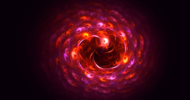 3B soyut yuvarlak ışık arkaplanı oluşturma