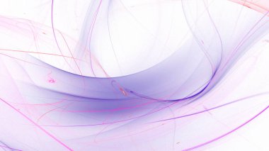 Soyut çok renkli fraktal ışık arkaplanı 3B görüntüleme