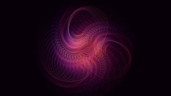 Renderização Abstrato Colorido Fundo Luz Fractal — Fotografia de Stock