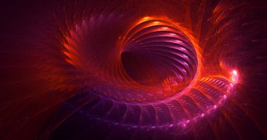 3B soyut yuvarlak ışık arkaplanı oluşturma