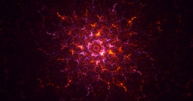 3B soyut yuvarlak ışık arkaplanı oluşturma