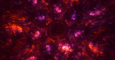 3B soyut yuvarlak ışık arkaplanı oluşturma