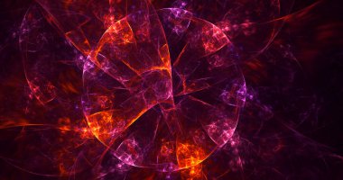 3B soyut yuvarlak ışık arkaplanı oluşturma