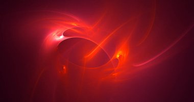 Soyut çok renkli fraktal ışık arkaplanı 3B görüntüleme