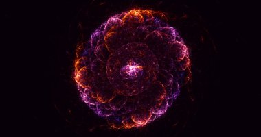 3B soyut yuvarlak ışık arkaplanı oluşturma