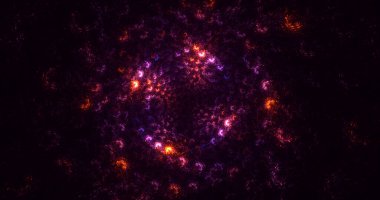 3B soyut yuvarlak ışık arkaplanı oluşturma