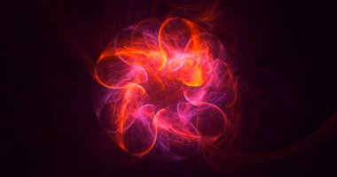 3B soyut yuvarlak ışık arkaplanı oluşturma