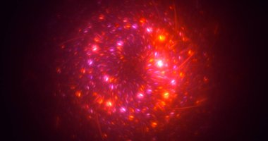 3B soyut yuvarlak ışık arkaplanı oluşturma