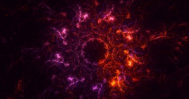 3B soyut yuvarlak ışık arkaplanı oluşturma