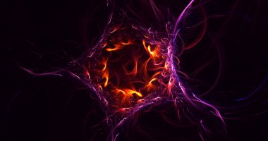 Soyut çember ışık arkaplanı oluşturuluyor