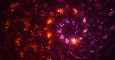 Soyut çember ışık arkaplanı oluşturuluyor