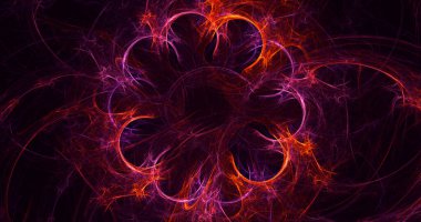 Soyut çember ışık arkaplanı oluşturuluyor