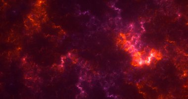 3B soyut renkli fraktal ışık arkaplanı oluşturma