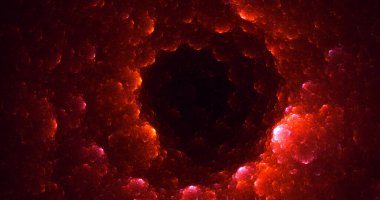 3B soyut yuvarlak ışık arkaplanı oluşturma