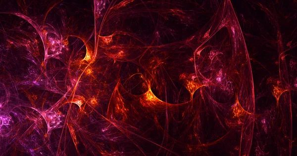 Απόδοση Αφηρημένο Πολύχρωμο Fractal Φόντο Φωτός — Φωτογραφία Αρχείου