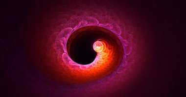 3B soyut yuvarlak ışık arkaplanı oluşturma