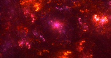 Soyut çok renkli fraktal ışık arkaplanı 3B görüntüleme