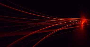 Soyut çok renkli fraktal ışık arkaplanı 3B görüntüleme