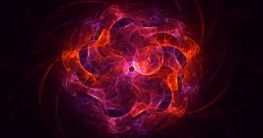 3B soyut yuvarlak ışık arkaplanı oluşturma