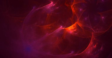 3D görüntüleme teknolojisi soyut fraktal arkaplan