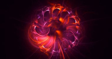 3B soyut yuvarlak ışık arkaplanı oluşturma