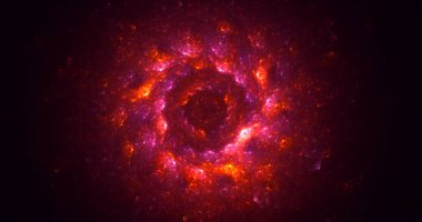 3B soyut yuvarlak ışık arkaplanı oluşturma