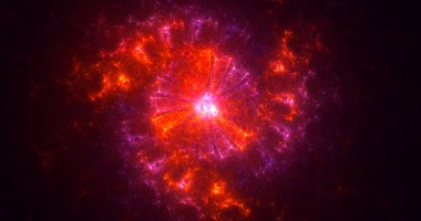 3B soyut yuvarlak ışık arkaplanı oluşturma