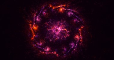 3B soyut yuvarlak ışık arkaplanı oluşturma