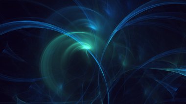 3B soyut renkli fraktal ışık arkaplanı oluşturma