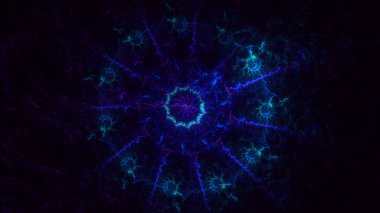 3B soyut yuvarlak ışık arkaplanı oluşturma