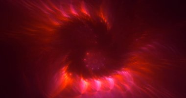 Soyut çok renkli fraktal ışık arkaplanı 3B görüntüleme