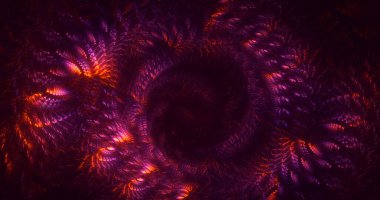 Soyut çember ışık arkaplanı oluşturuluyor