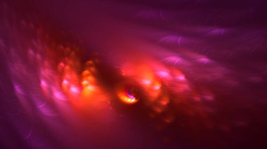 3B soyut renkli fraktal ışık arkaplanı oluşturma