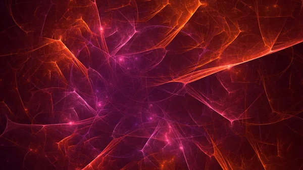 Soyut çok renkli fraktal ışık arkaplanı 3B görüntüleme