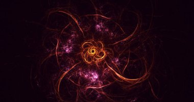 Soyut çember ışık arkaplanı oluşturuluyor