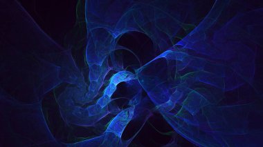 Soyut çok renkli fraktal ışık arkaplanı 3B görüntüleme