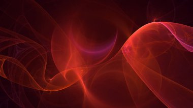 Soyut çok renkli fraktal ışık arkaplanı 3B görüntüleme