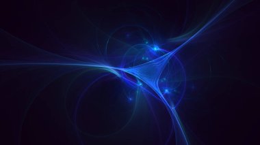 Soyut çok renkli fraktal ışık arkaplanı 3B görüntüleme