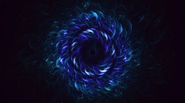 Soyut çember ışık arkaplanı oluşturuluyor