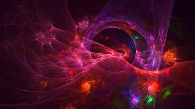 Soyut çember ışık arkaplanı oluşturuluyor