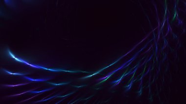 Soyut çember ışık arkaplanı oluşturuluyor