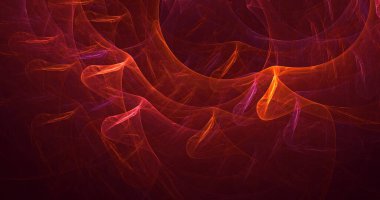 Soyut çok renkli fraktal ışık arkaplanı 3B görüntüleme