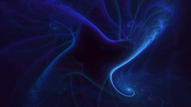 3B soyut renkli fraktal ışık arkaplanı oluşturma