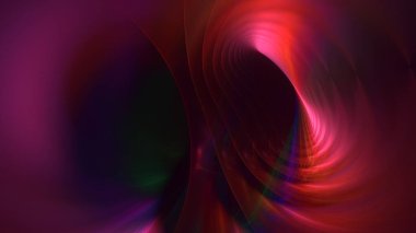 Soyut çok renkli fraktal ışık arkaplanı 3B görüntüleme